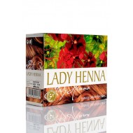 Lady Henna Краска для волос светло-коричневая, 60 гр