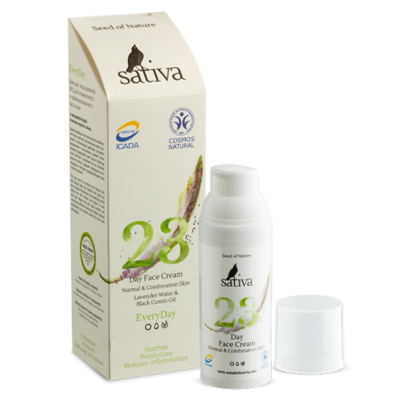 Sativa Крем для лица дневной №23 для нормальной и комбинированной кожи, 50 мл