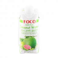 ЭС FOCO Кокосовая вода с розовой гуавой без сахара «Foco», 330 мл