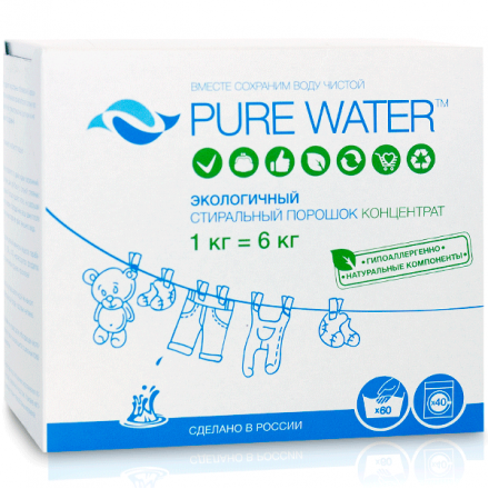 Mi&Ko Pure Water Стиральный порошок 1 кг