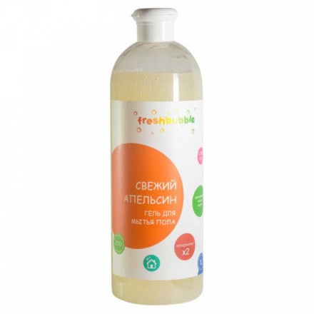 Levrana Freshbubble Гель для мытья полов Свежий апельсин, 1 л