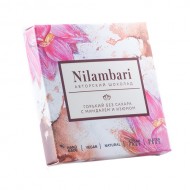Nilambari Шоколад горький с миндалем и изюмом, без сахара, 65 гр