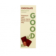 АлтайЭкоПродукт Шоколад Good темный на меду с кедровым орехом, 25 гр
