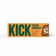 Kick Батончик с кешью, какао и маслом апельсина в карамельном шоколаде, 45 гр